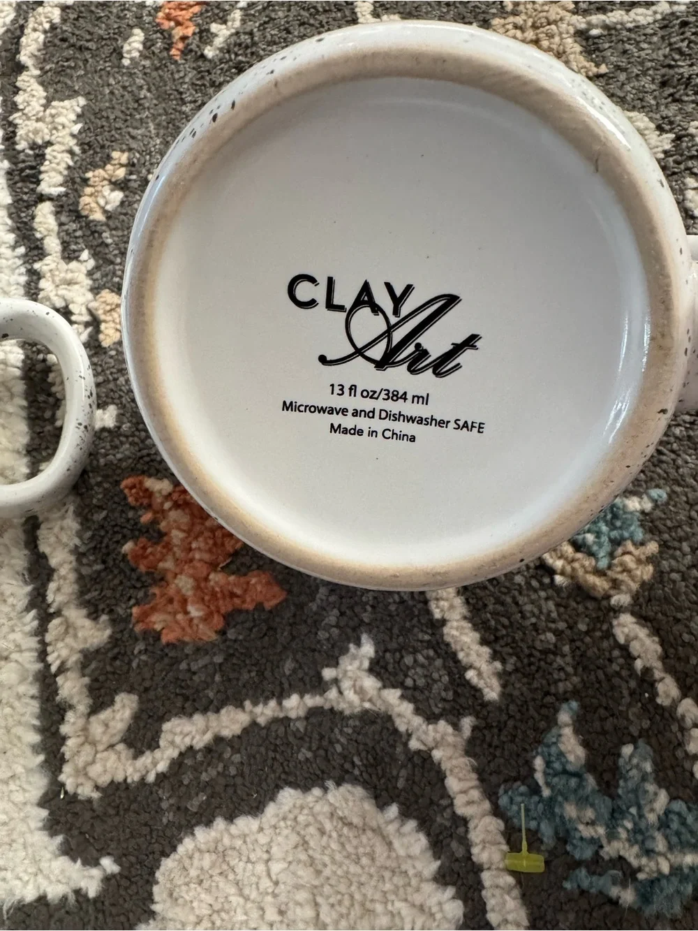 3 Clay Art Mugs Poka Dot Cows EWE CRAZY 13 oz